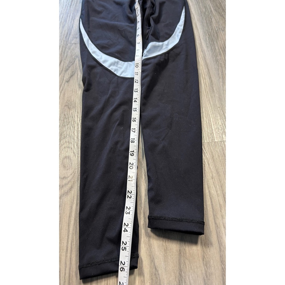 Buffbunny Collection Womens Small Black High Waisted Colorblock Leggings - Picture 3 of 6